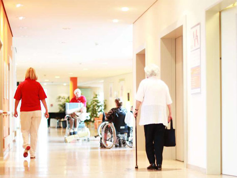 Air quality in nursing homes affecting lung health of residents