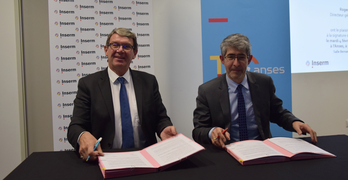 L’Anses et l’Inserm signent un partenariat de coopération scientifique