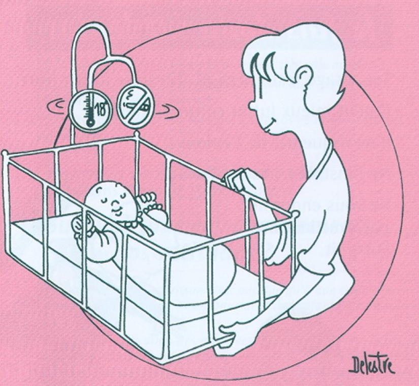 Les paquets de couches pour bébés véhiculent des images non conformes aux recommandations de prévention de la mort subite